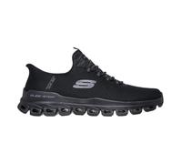 Skechers Men's Glide-Step Noxus Sneaker, Black Mesh/Pu, 7 UK