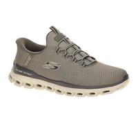 Skechers Men's Glide-Step NOXUS Trainers, Brown Mesh/Pu/NAT Trim, 9 UK