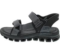 Skechers Men's Glide Step Sandal DOVAH Trainers, Black Mesh/Pu, 8 UK