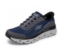 Skechers Men's Glide-Step Sole Hands Free Slip-in Sneaker, Navy Textile/Synthetic/Trim, 7 UK