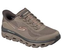 Skechers Men's Glide-Step Sole Glover Peak Sneaker, Taupe Textile/Synthetic/Trim, 7.5 UK
