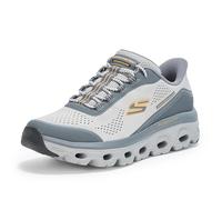 Skechers Men's Glide-Step Sole Hands Free Slip-in Sneaker, Gray, 10.5 UK