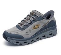 Skechers Men's Glide-Step Sole Hands Free Slip-in Sneaker, Gray, 5.5 UK