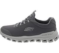Skechers Men's Glide-Step Sylo Slip-On Sneakers, Charcoal Mesh/Pu, 13 UK