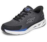 Skechers Men's Glide Step Vortex Hands Free Slip-ins Sneaker, Black/Charcoal, 9