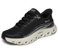Skechers Men's Glide-Step Wave Zanaro Trainer, Black/White, 13 UK