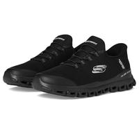 Skechers Men's Glide-Step Zefyr Hands Free Slip-in Sneaker, Black, 10.5 UK Wide