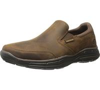 Skechers Men's Glides Calculous-64589 Slip-On Loafer, Brown (Dark Brown), 9.5 UK