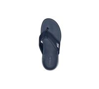 Skechers Men's GO CONSISTENT SANDAL 2.03 Point Sandal W/ Printed Pu Navy Synthetic/White trim | Size: 8 Skechers Navy 8