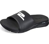 Skechers Men's Go Consistent Slide Sandals - Athletic Beach Shower Shoes with Foam Cushioning, Black, 11.5 UK