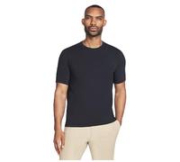 Skechers Men's GO DRI Pima Crew Top in Black, Size Large | Pima Cotton/Lyocell/Spandex