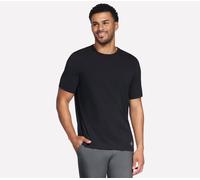 Skechers Men's GO DRI Pima Crew Top in Black, Size Small | Pima Cotton/Lyocell/Spandex
