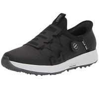 Skechers Men's Go Elite 5 Arch Fit Waterproof Slip in Golf Shoe Sneaker, Black/White Spikeless, 9.5 UK Wide