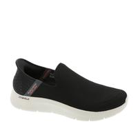 Skechers Men's Go Flex Hands Free Slip-ins Athletic Slip-on Casual Walking Shoes Sneaker Black/Gray 11.5