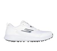 Skechers Men's GO Golf MAX Fairway 4 Sneaker, White Synthetic/Textile/Silver Trim, 8.5 UK