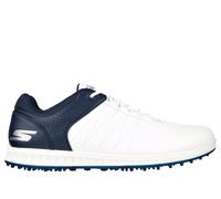 Skechers Men's GO GOLF Pivot Golf Shoes in White/Navy Blue, Size 10.5 | Textile/Synthetic