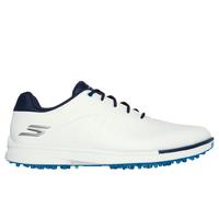 Skechers Men's GO GOLF Tempo Waterproof Spikeless Golf Shoes, Mens, White/navy, 7 | American Golf