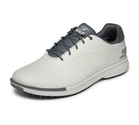 Skechers Men's Tempo Spikeless Waterproof Lightweight Golf Shoe, Natural/Gray, 10.5
