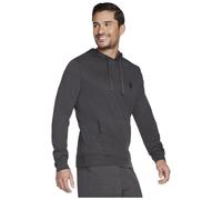 Skechers Mens GO KNIT Pique Pullover Hoodie Kangaroo Pocket Gym Sweatshirt