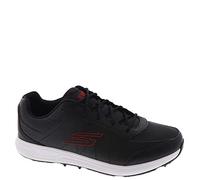 Skechers Men's Go Prime Relaxed Fit Spikeless Golf Shoe Sneaker, Black/Red, 9.5