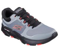 Skechers Men's Go Run 7.0 Full Range Sneaker, Grey and Coral Textile/Synthetic, 9.5 UK