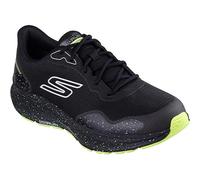 Men's Skechers Men's Go Run Consistent 2.0 Piedmont Waterproof Lace Up Trainer Black/Lime - Size: 11