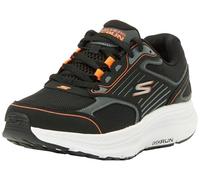 Skechers Men's GO Run CONSISTENT 2.0 Trainers, Black and Orange Leather/Textile, 10 UK