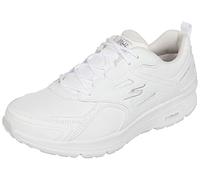 Skechers Men's Go Run Consistent-Leather Cross-Training Tennis Shoe Sneaker with Air Cooled Foam, White, 9.5 UK