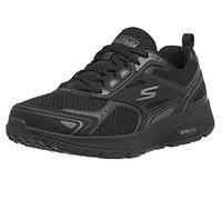 Skechers Men's Go Run Consistent-Performance Running & Walking Shoe Sneaker, Black/Charcoal, 8 UK X-Wide