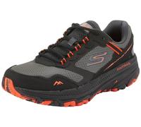 Skechers Men's GO Run Trail Altitude 2.0 Trainers, Black and Orange Leather/Textile, 12 UK