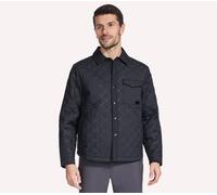 Skechers Men's GO SHIELD Cosy Fit Altitude Bonded Jacket in Black, Size Large | Polyester