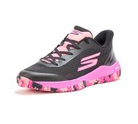 Skechers Men's Go Train Arch Fit Viper Court Pro-Pickleball Sneaker, Black/Hot Pink, 9 UK