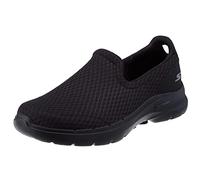 Skechers Men's Go Walk 6 Motley Sneaker, Black, 10.5 UK
