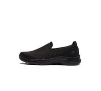 Skechers Men's Go Walk 6 Motley Sneaker, Black, 8 UK