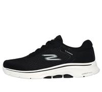 Skechers Mens Go Walk 7 Construct Trainers, Black Textile Synthetic, 8 UK