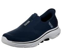 Skechers Slip Ins Go Walk 7 NVY Navy Mens trainers 216641 in a Plain Textile in Size 11