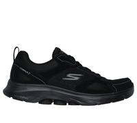 Skechers Men's GO WALK 7 - The Forefather Sneaker in Black, Size 6.5 | Leather/Textile/Synthetic, Machine Washable