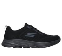 Skechers Men's GO WALK 8 - Day Sneaker in Black, Size 7 | Textile/Synthetic, Vegan, Machine Washable