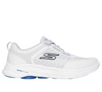 Skechers Men's GO Walk 8 - Day Sneaker in White/Black, Size 7.5 | Textile/Synthetic, Vegan, Machine Washable
