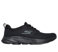 Skechers Men's GO Walk 8 - Idris Sneaker in Black, Size 11 | Textile/Synthetic, Vegan, Machine Washable