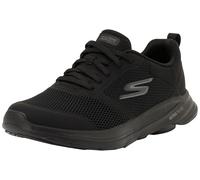 Skechers Men's GO Walk 8 - Idris Sneaker in Black, Size 11 | Textile/Synthetic, Vegan, Machine Washable
