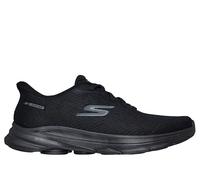 Skechers Men's Go Walk 8 Pate Slip-On Sneakers, Black Textile, 10 UK