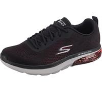 Skechers Men's GO Walk AIR 2.0 Sneaker, Black and Red Textile/Black Synthetic, 12 UK
