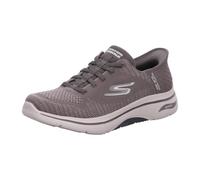 Skechers Men's Slip-ins: GO WALK Arch Fit 2.0 - Grand Sneaker in Taupe, Size 12 | Textile/Synthetic, Vegan, Machine Washable