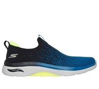 Skechers Men's GO WALK Arch Fit 2.0 - Linear Axis 2.0 Sneaker in Black, Size 10 | Textile/Synthetic, Machine Washable