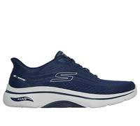 Skechers Men's Go Walk Arch-fit 2.0 Percy Hands Free Slip-in Sneaker, Navy/Gray, 8 UK