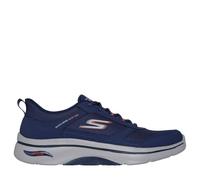 Skechers Men's Go Walk Arch Fit 2.0 Seared Sneaker, Navy and Orange Leather/Textile, 12 UK