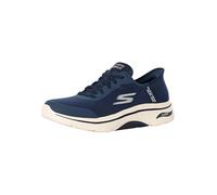 Skechers Men's Go Walk Arch Fit 2.0 Simplicity 2 Slip-On Sneakers, Navy Textile/Synthetic, 8.5 UK