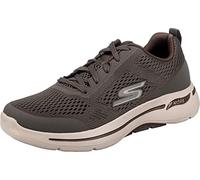 Skechers Men's Go Walk Arch Fit Mesh Lace-Up, Taupe, 7.5 UK
