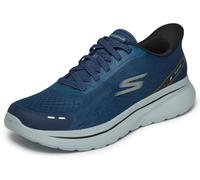 Skechers Men's Go Walk Arch Fit N-Joy Nobend Slip-On Sneakers, Navy Textile, 11 UK